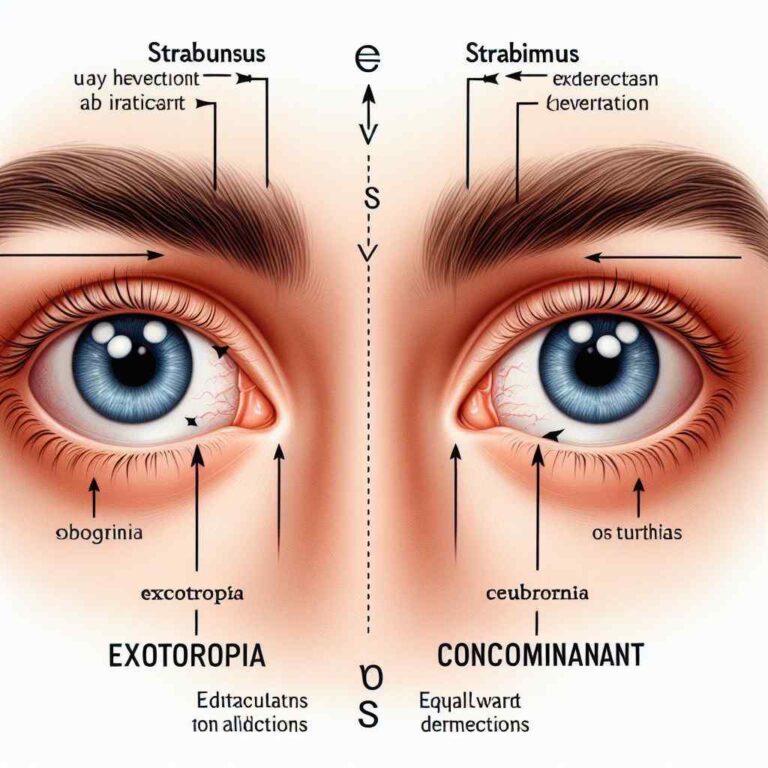 Concomitant strabismus exotropia